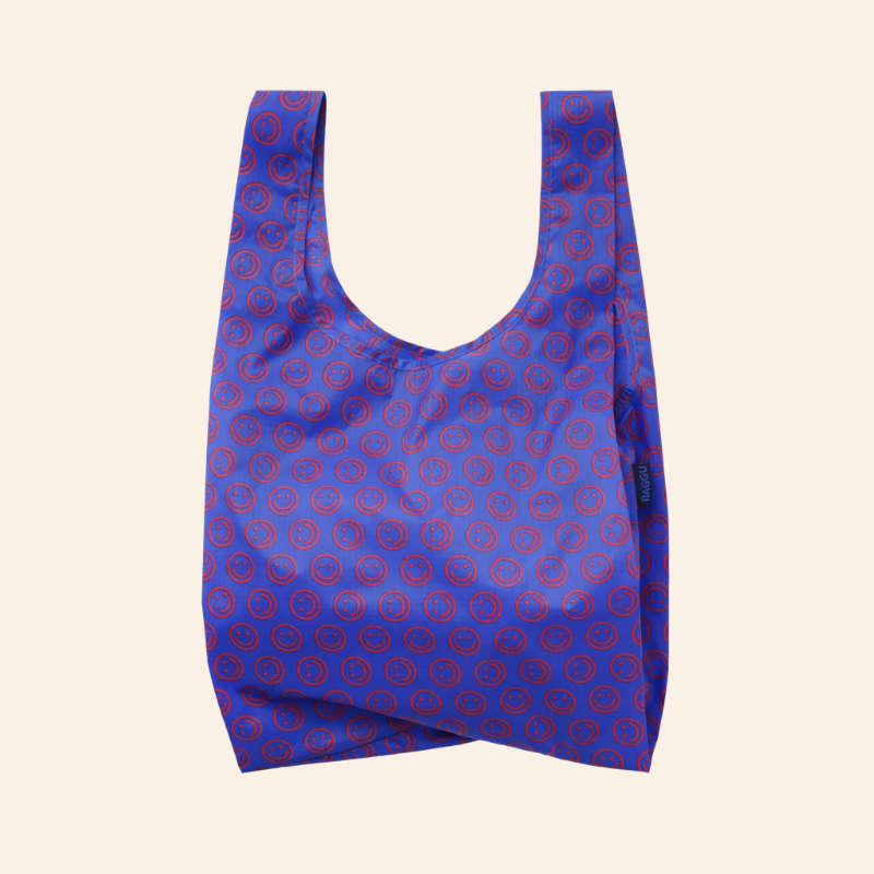 Reusable Bag - Mini Cobalt Happy
