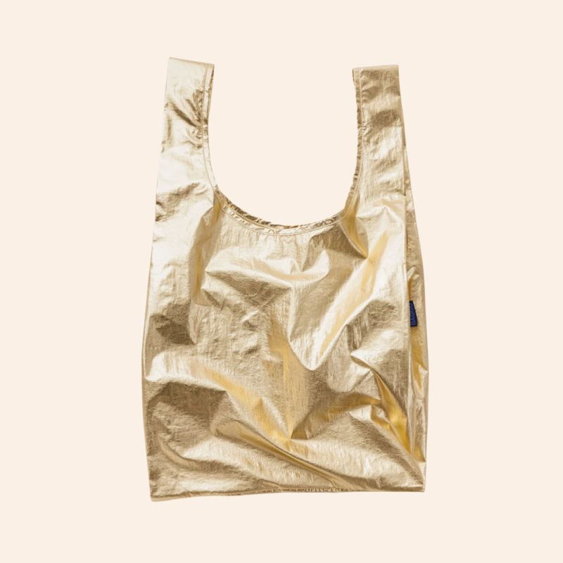 Reusable Bag - Gold Metallic