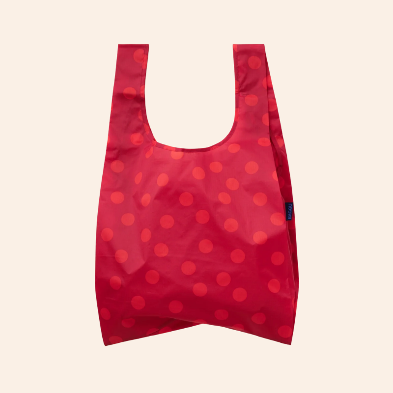 Reusable Bag - Red Polka Dot