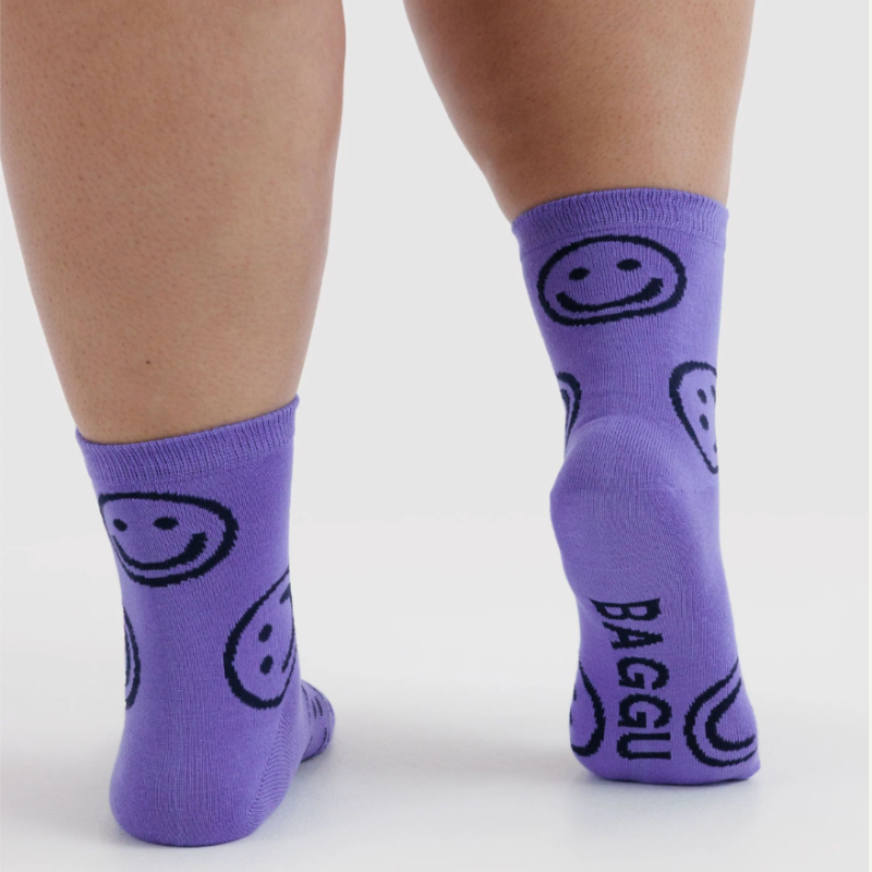 Baggu Happy Socks - Lavender