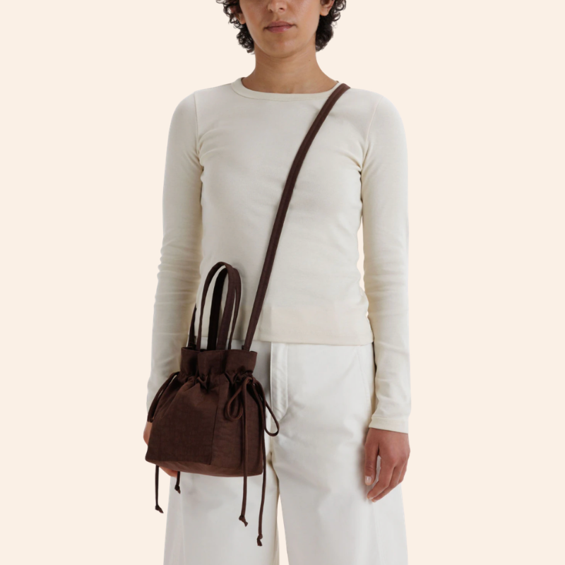 Baggu Drawstring Bag - Coffee
