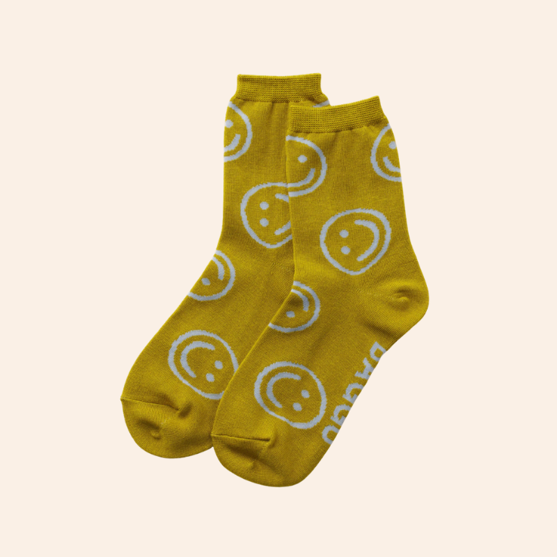 Baggu Happy Socks - Ochre
