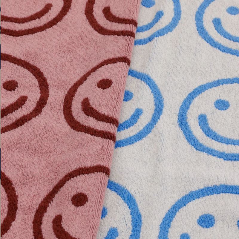 Baggu Hand Towels - Sky Blue/Blush Happy
