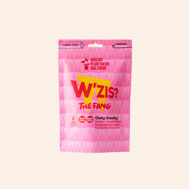 W'ZIS Dog Dental Fang Chews - Oaky Smoky