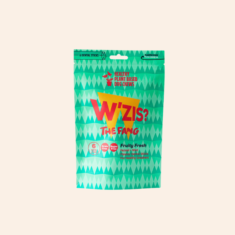 W'ZIS Dog Dental Fang Chews - Fruity Fresh
