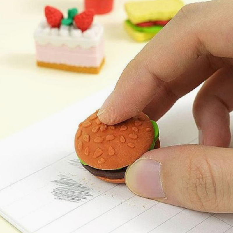 Foodie Erasers