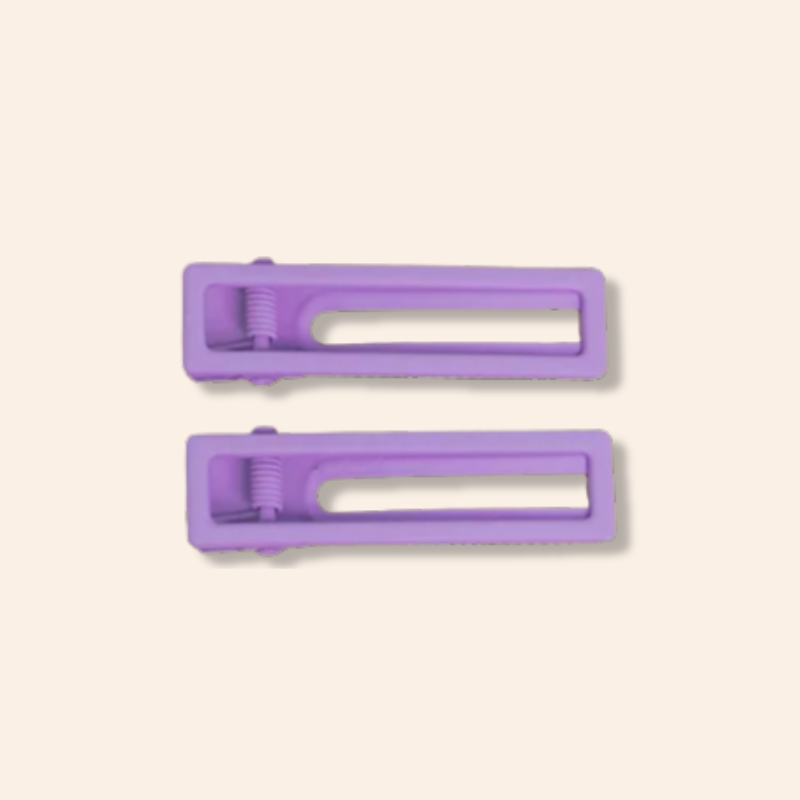 Lu Lu Hair Clip Set - Lilac