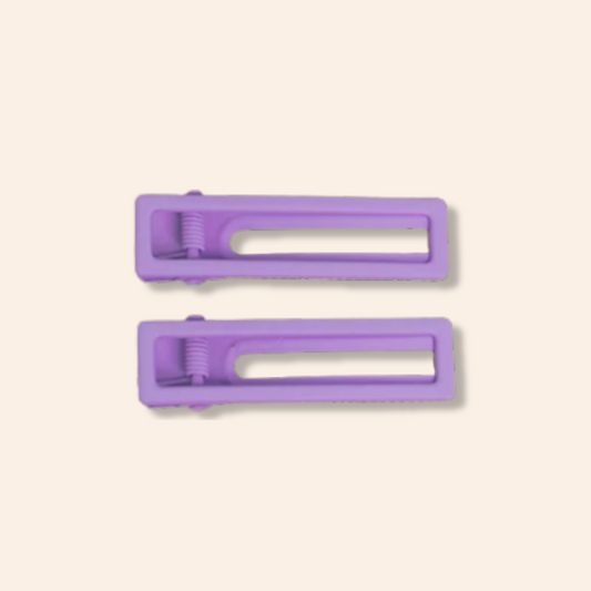Lu Lu Hair Clip Set - Lilac