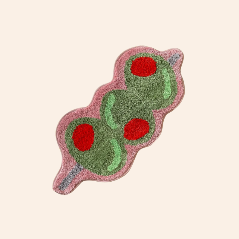 Bath Mat - Olives