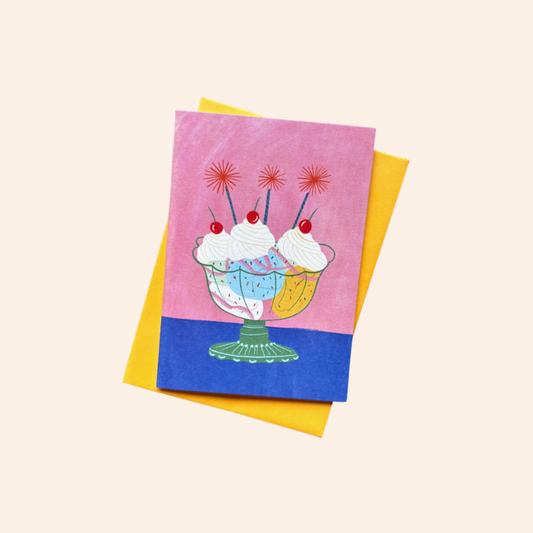 Mini Card - Ice Cream Sundae