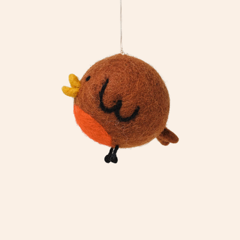 Felt Decoration -  Robin