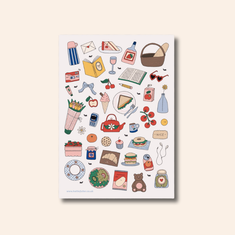 Sticker Sheet - Picnic
