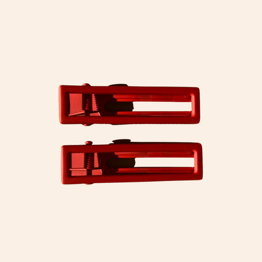 Lu Lu Hair Clip Set - Tomato
