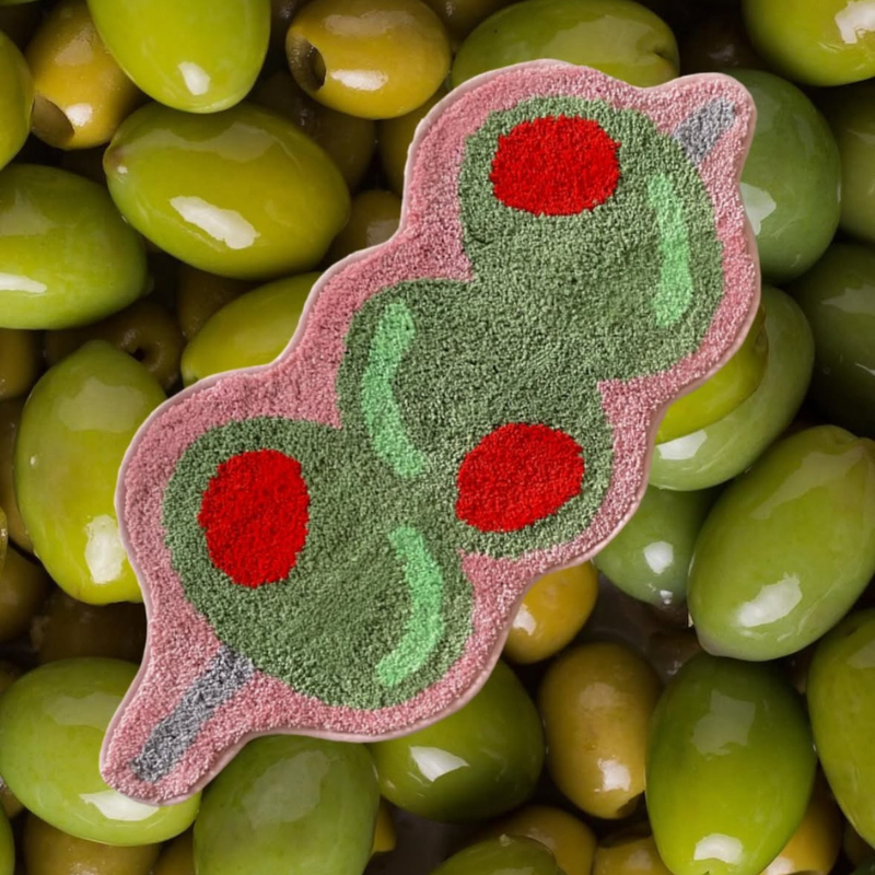 Bath Mat - Olives