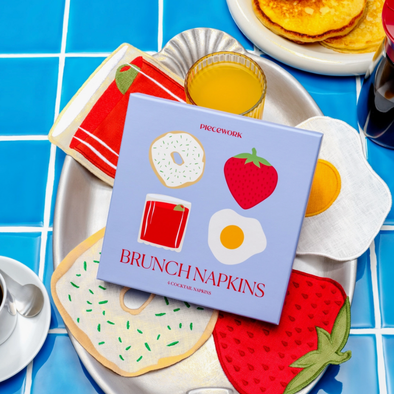 S/4 Cocktail Napkins - Brunch