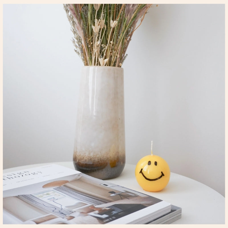 Smiley Face Candle