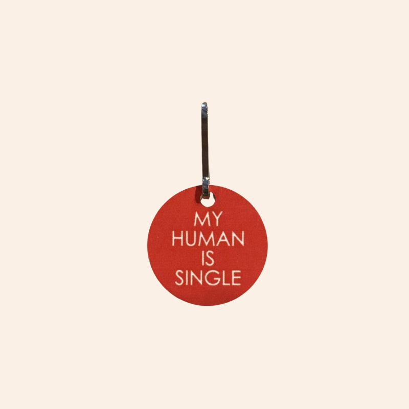 Pet Tag - My Human is Single