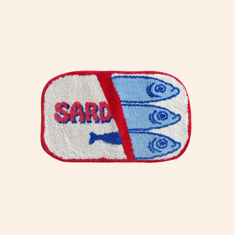 Bath Mat - Sardines