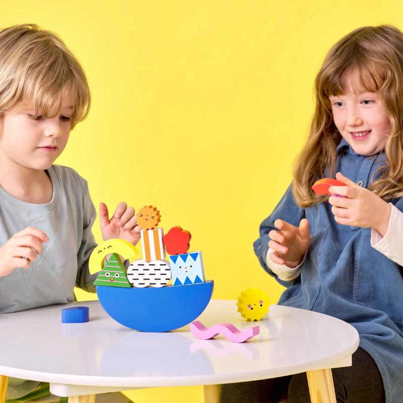 Wooden Balance Game - Teeter Totter