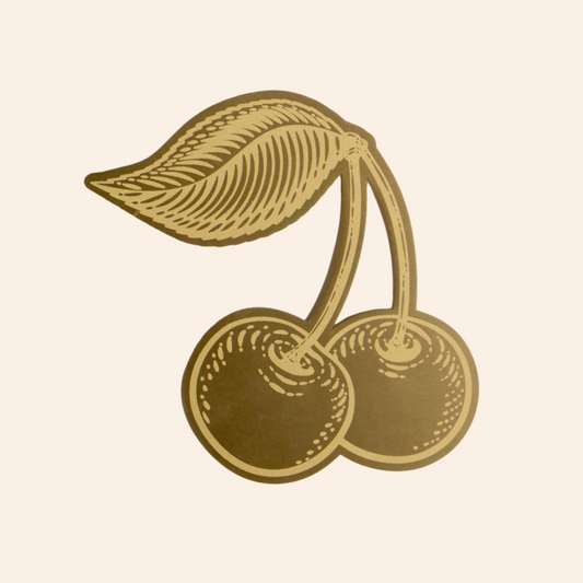 Metal Bookmark - Cherries
