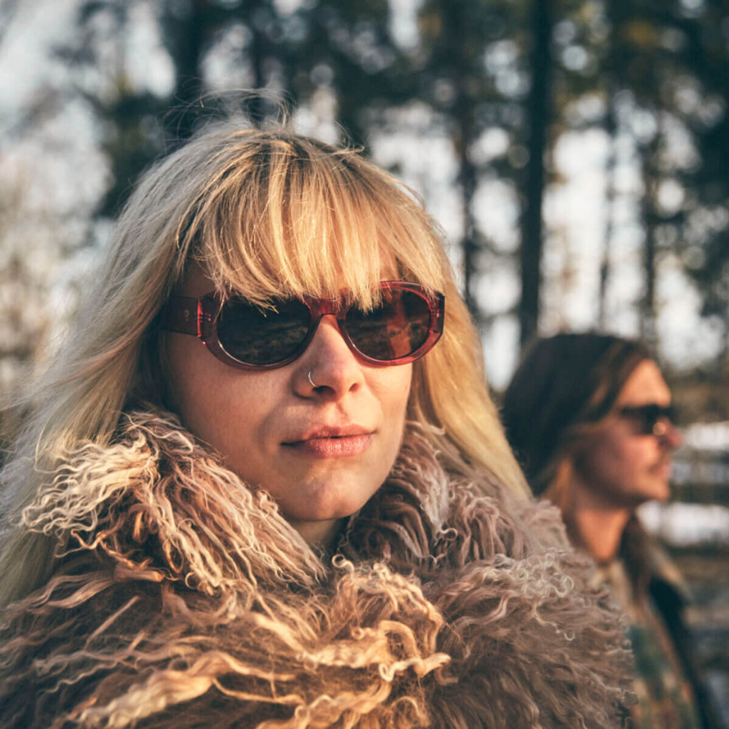 CHPO Sunglasses - Cleo Burgundy