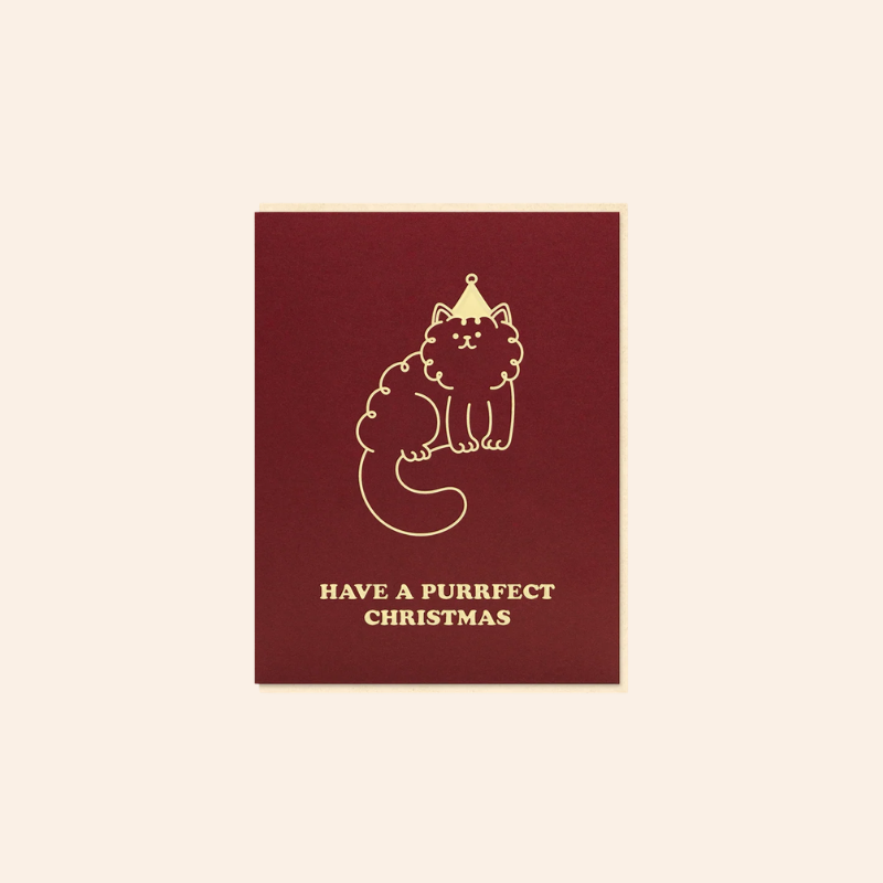 Purrfect Christmas Card