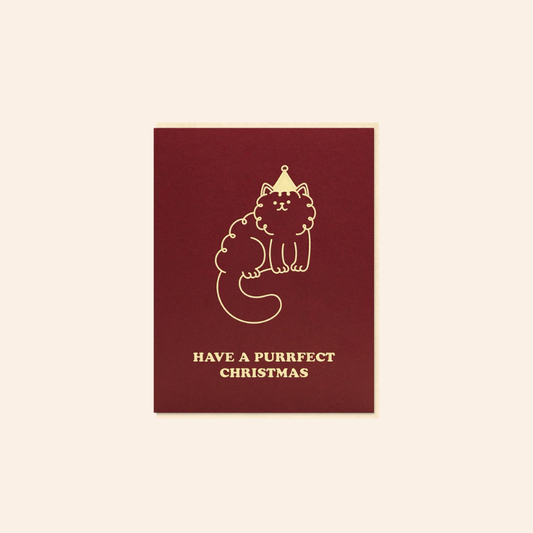 Purrfect Christmas Card