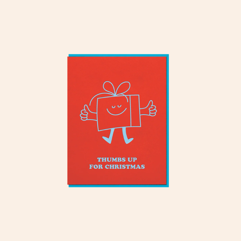 Thumbs up for Christmas Card