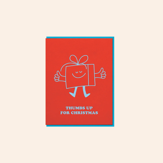 Thumbs up for Christmas Card