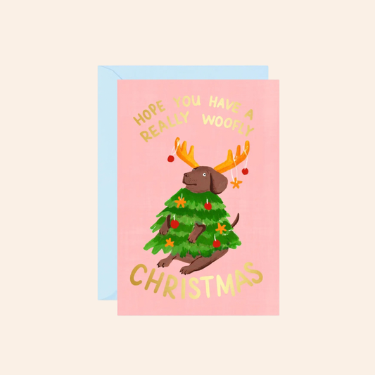 Woofly Christmas Card