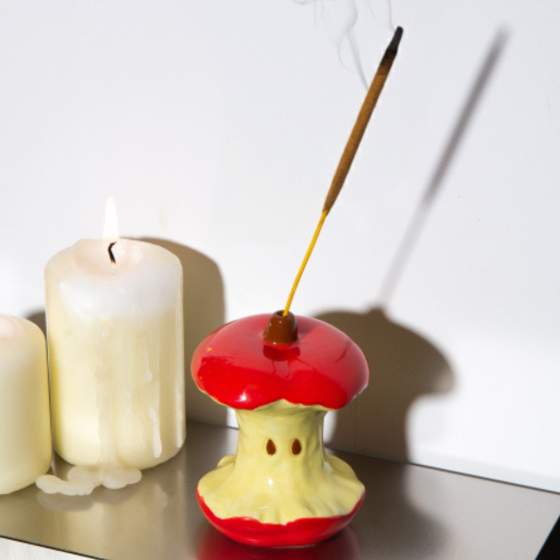 Apple Incense Holder