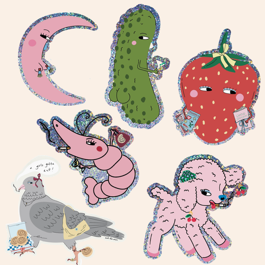 Eat the Moon Stickers