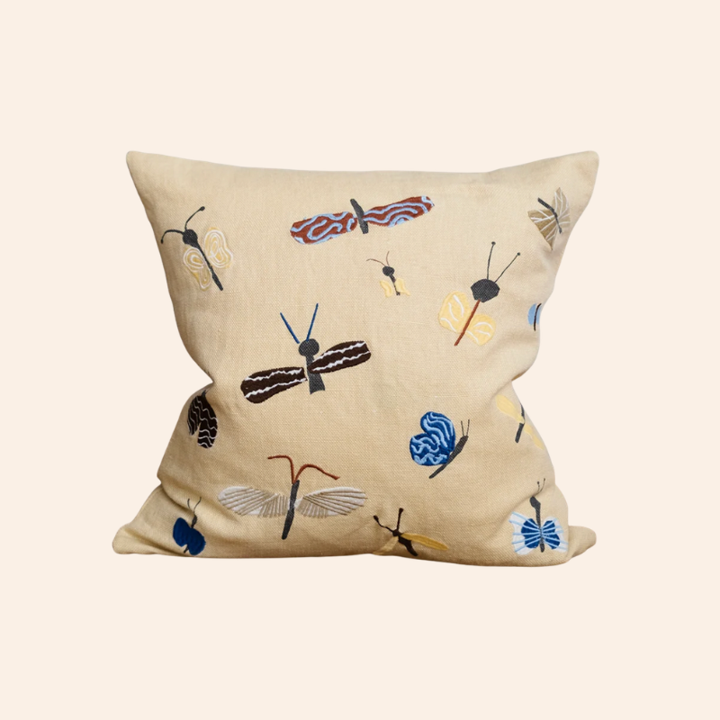 Slända Embroidered Cushion