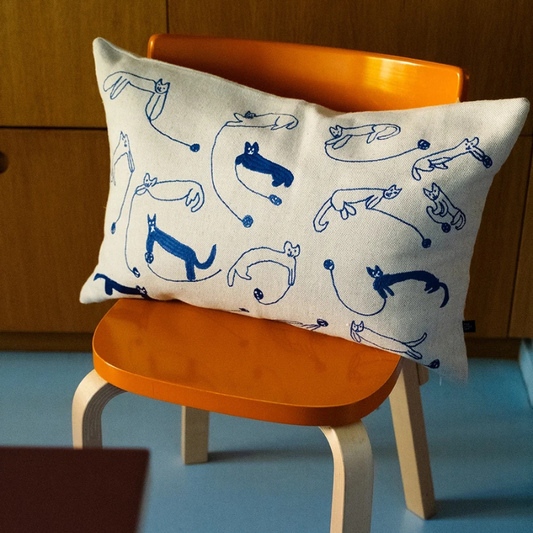 Garnkatter Embroidered Cushion