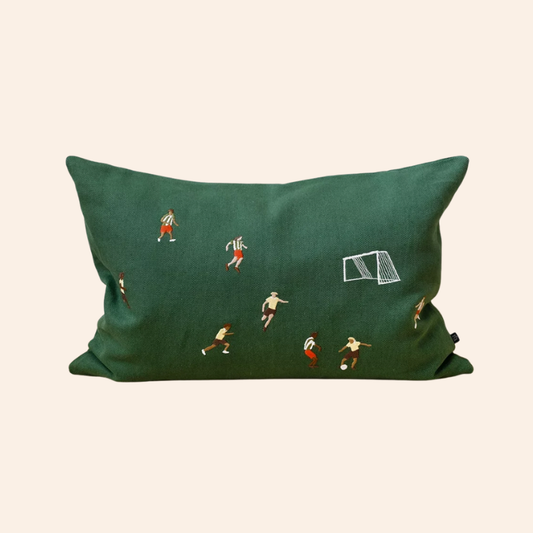 Soccer Embroidered Cushion