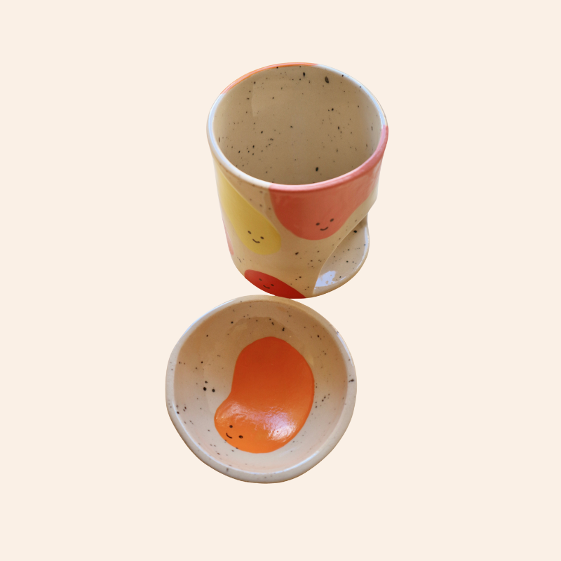 Ceramic Oil Burner - Happy Blobs