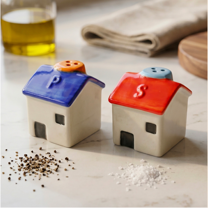 Salt and Pepper Shakers - House