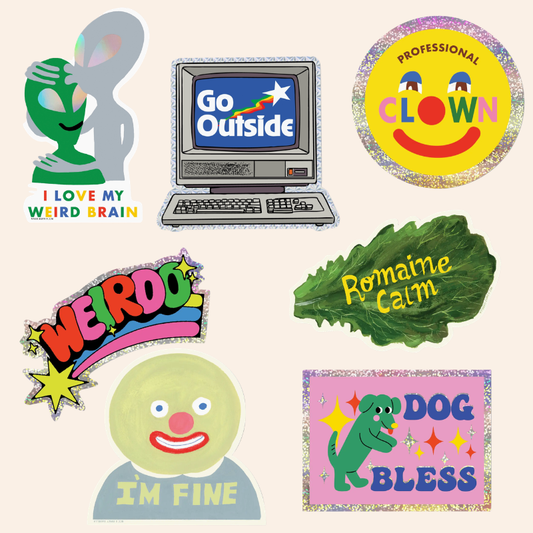 Red Cap Stickers
