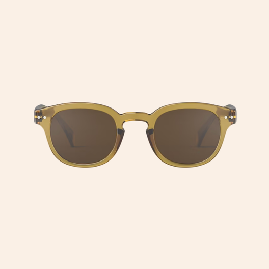 Izipizi Sunglasses C - Golden Green