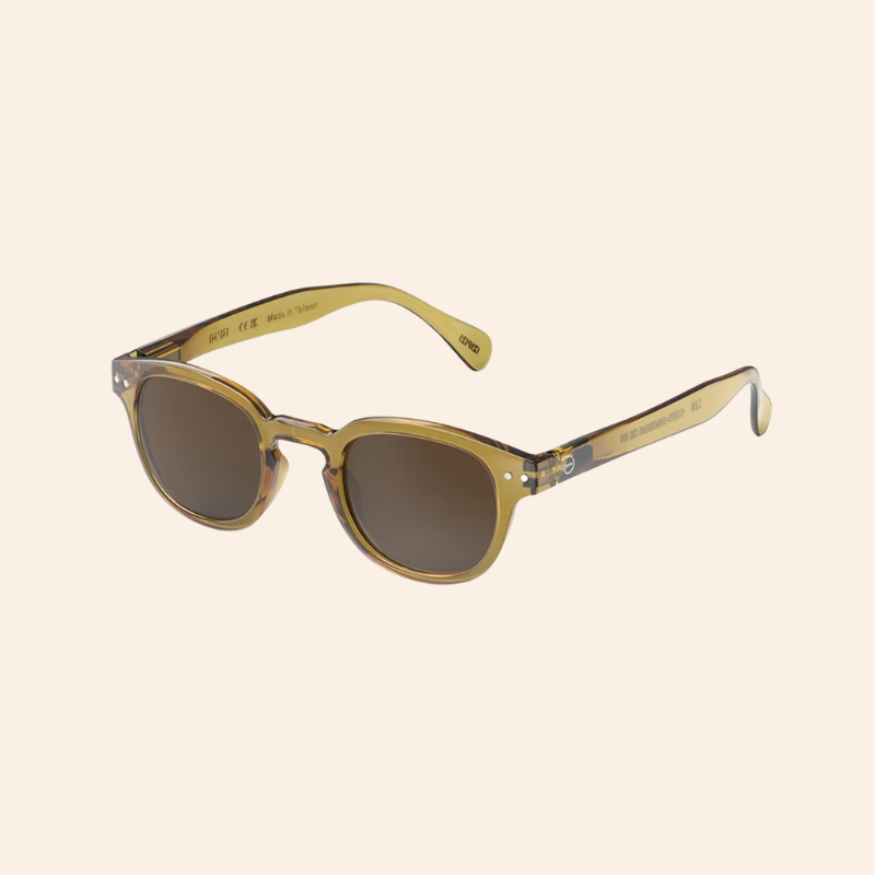 Izipizi Sunglasses C - Golden Green