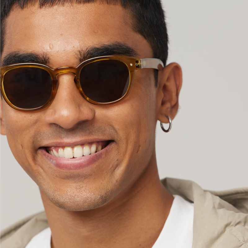 Izipizi Sunglasses C - Golden Green