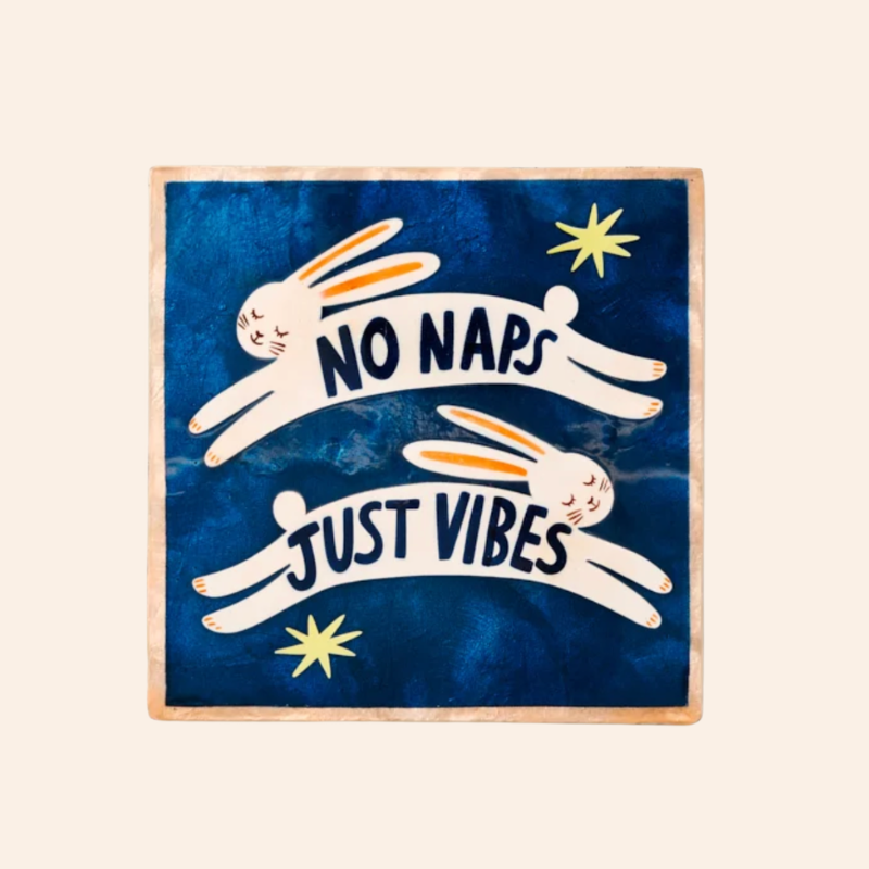 Shell Tile - No Naps Rabbit