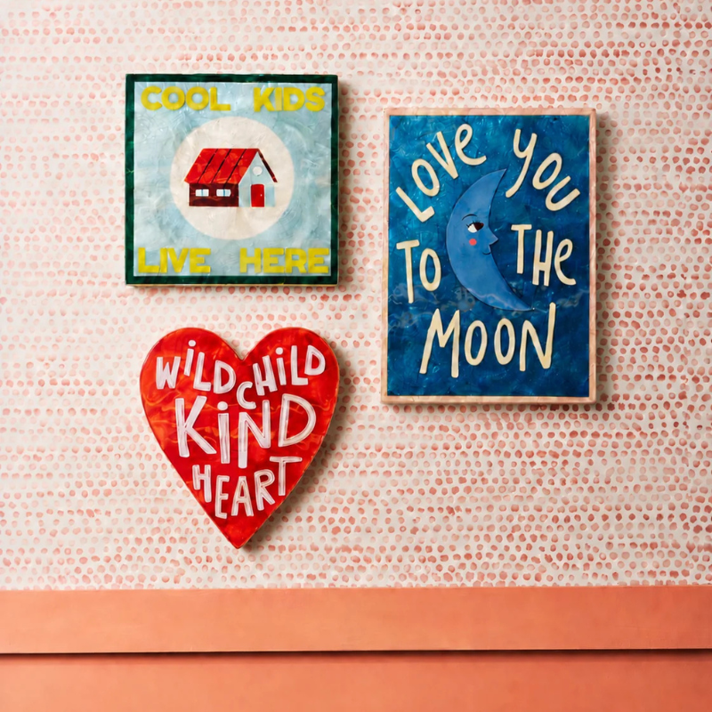 Shell Tile - Love You to the Moon