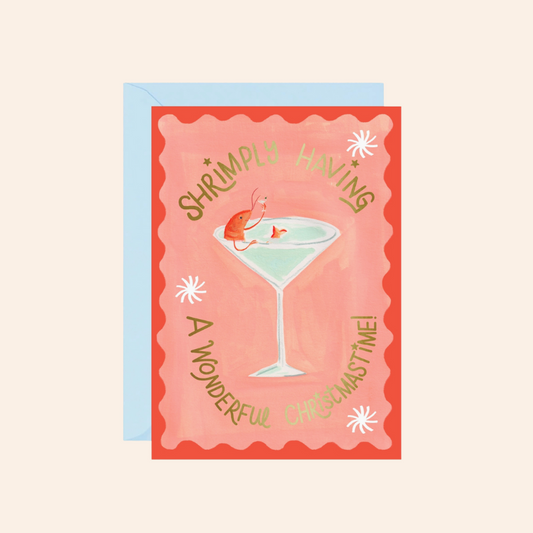 Shrimply a Wonderful Christmastime Card