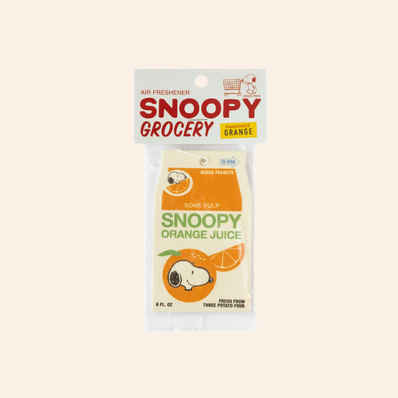 Snoopy Air Freshener - Orange Juice
