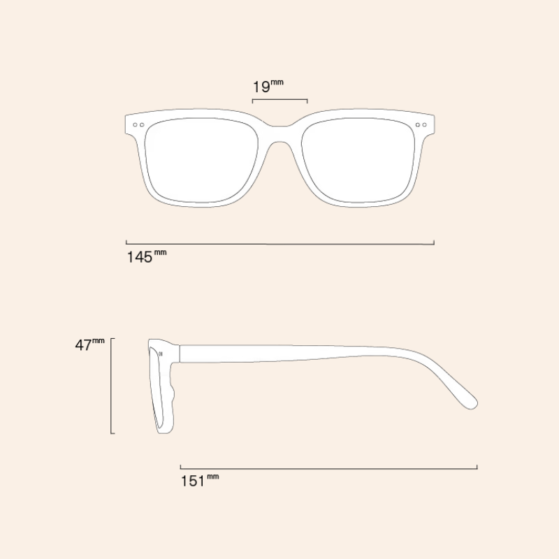 L Reading Glasses - Tortoise