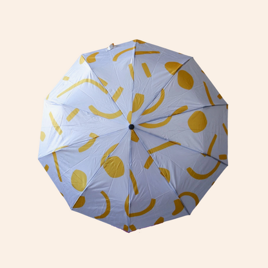 Umbrella - Sky Blue Shapes