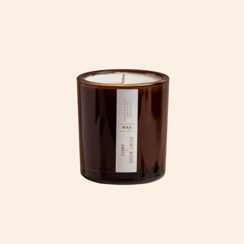 Amber Candle - Velvet Woods & Amber