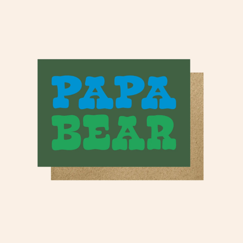 Papa Bear Card