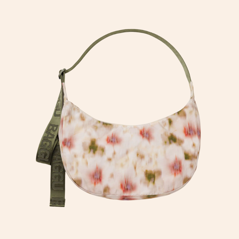 Baggu Crescent Bag - Abstract Floral
